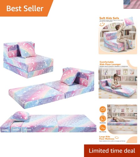 Kids floor mattress in glow - in,