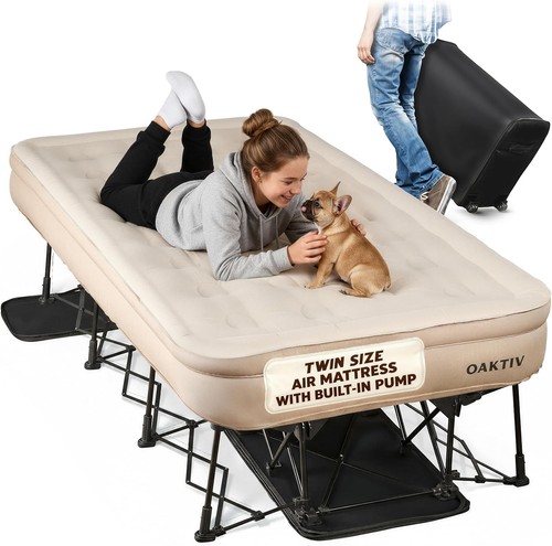 Oaktiv twin air mattress - twin, w/
