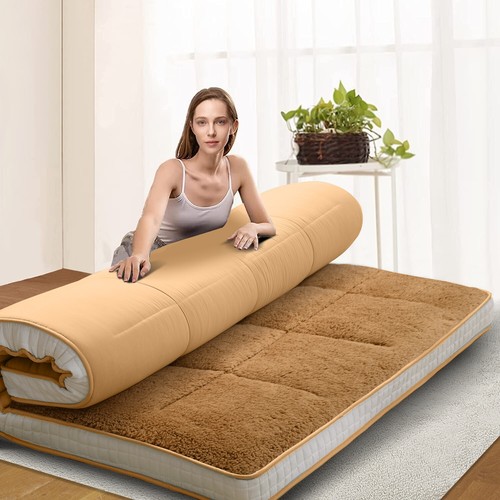 Fleece foldable japanese floor - fleece,