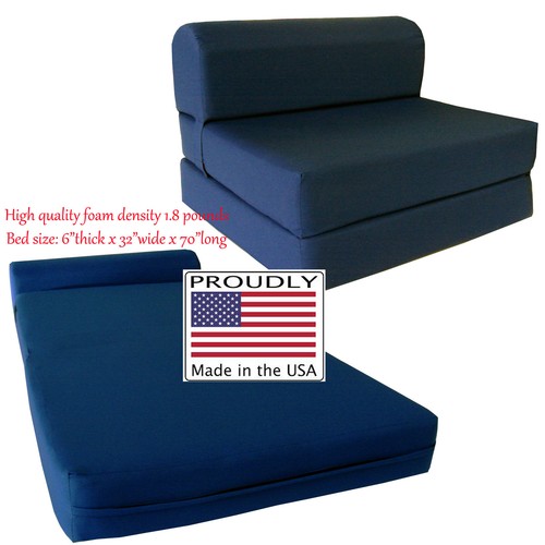 Twin 6x36x70 flip - 6x36x70, chair