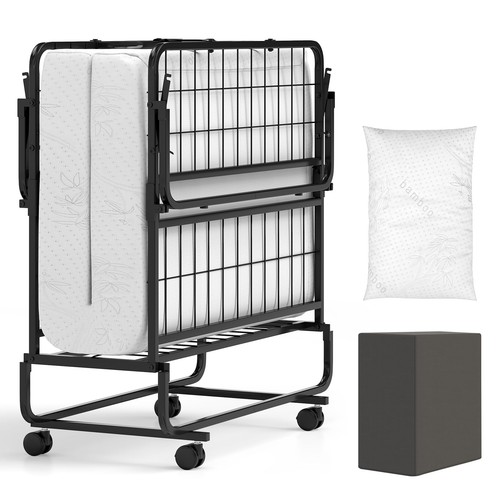 Twin folding bed - bed, inch