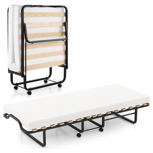 Folding bed with - folding,
