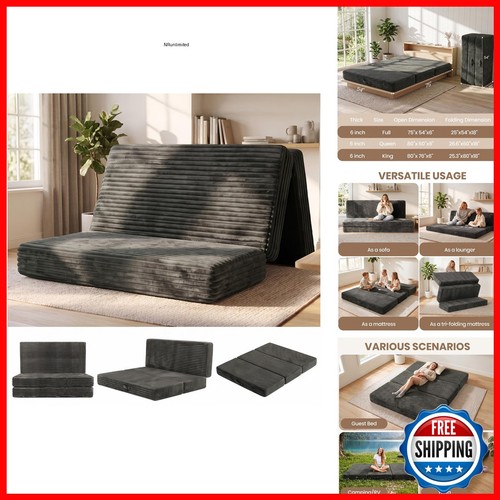 Inch tri folding mattress - tri,
