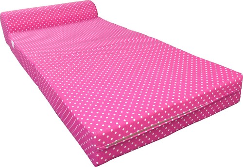 Pink polka dots sleeper chair - polka,