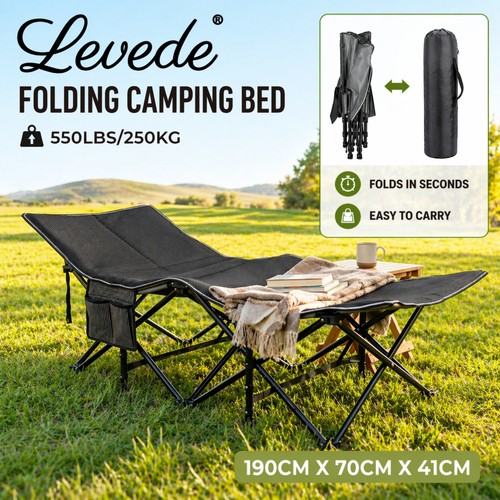 Levede camping cot - camping, heavy